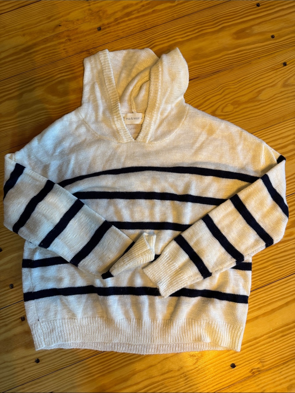 Mia and Tess nautical sweater xl